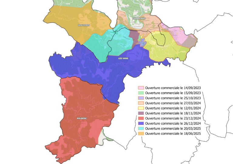 Carte réunion publique Les Vans