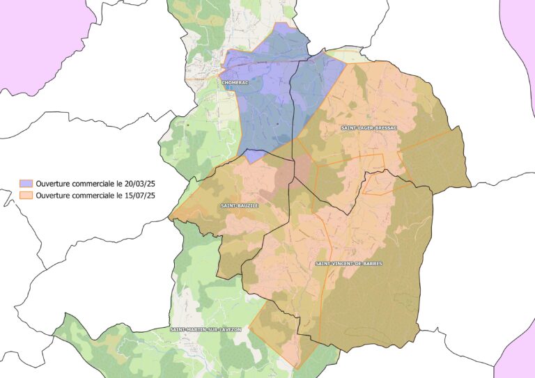 Carte réunion publique Saint-Lager-Bressac