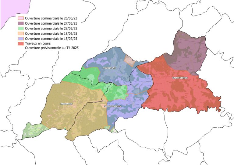 Carte réunion publique Saint-Félicien