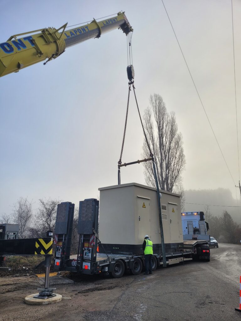 photo déploiement fibre optique drôme