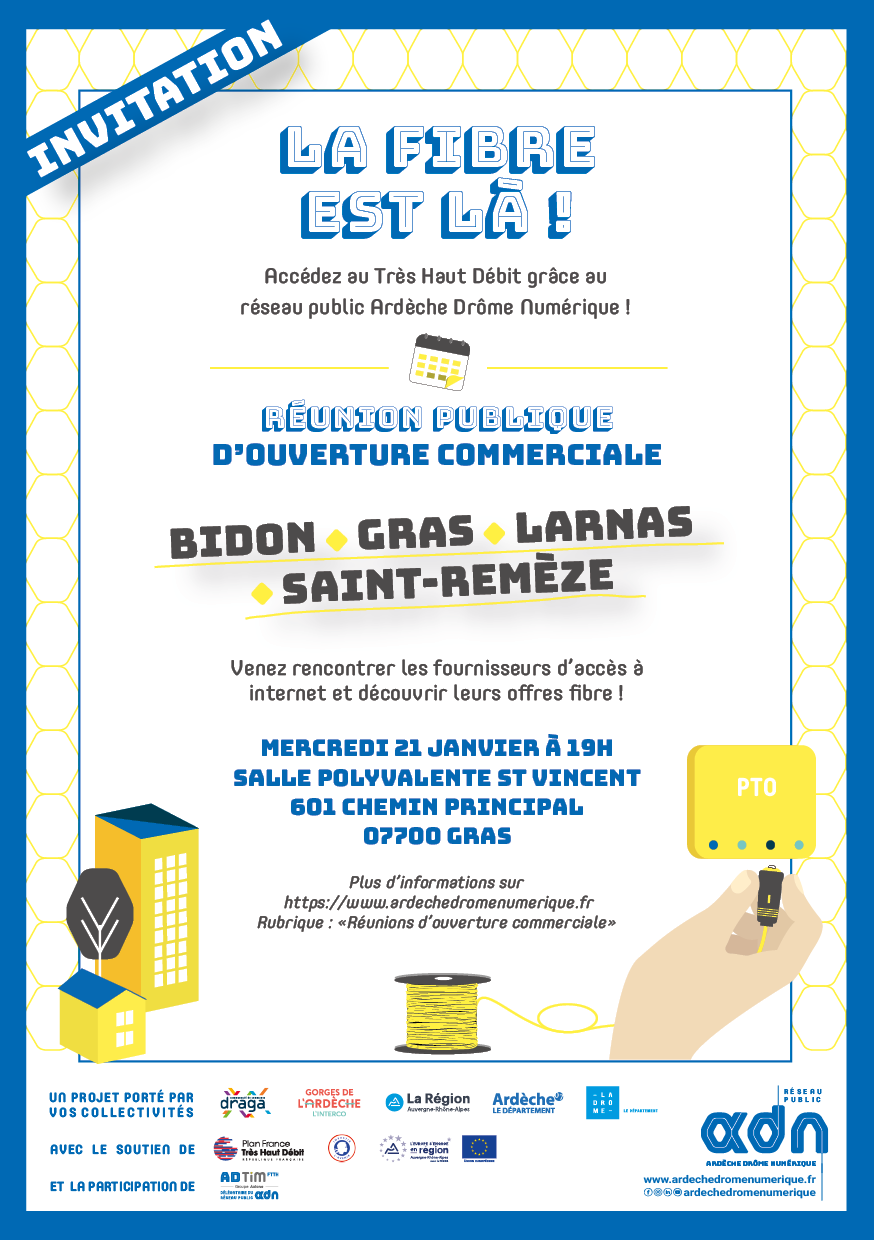 Flyers Réunion publique Gras