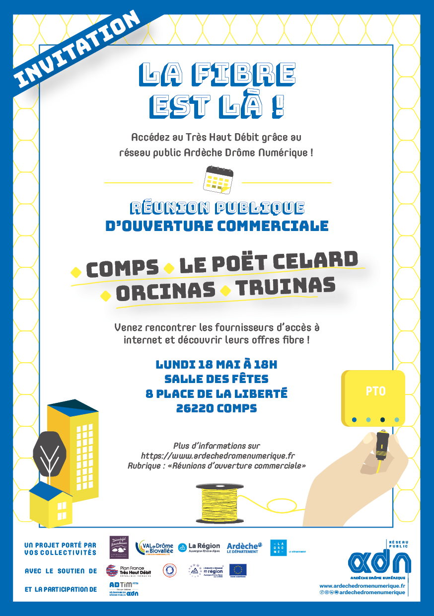 Flyers Réunion publique Comps