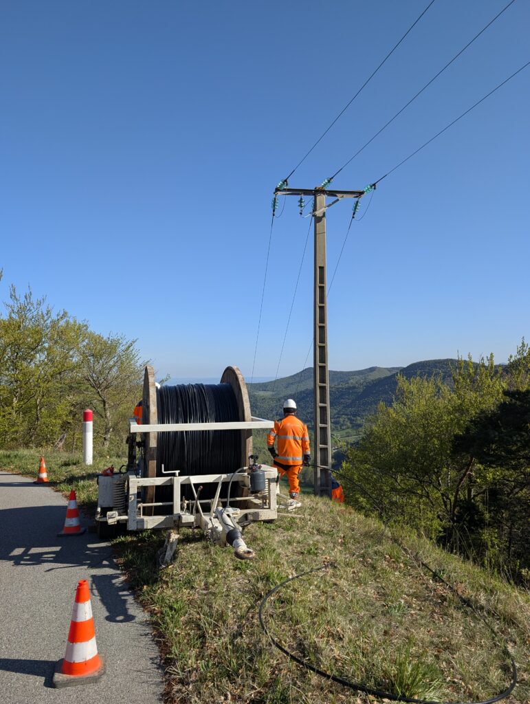 touret fibre optique combovin