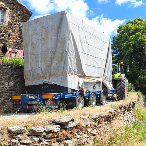 Livraison du local technique de Malarce-sur-la-Thines