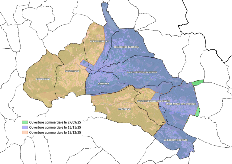 Carte réunion publique Saint-Auban-sur-l'Ouvèze