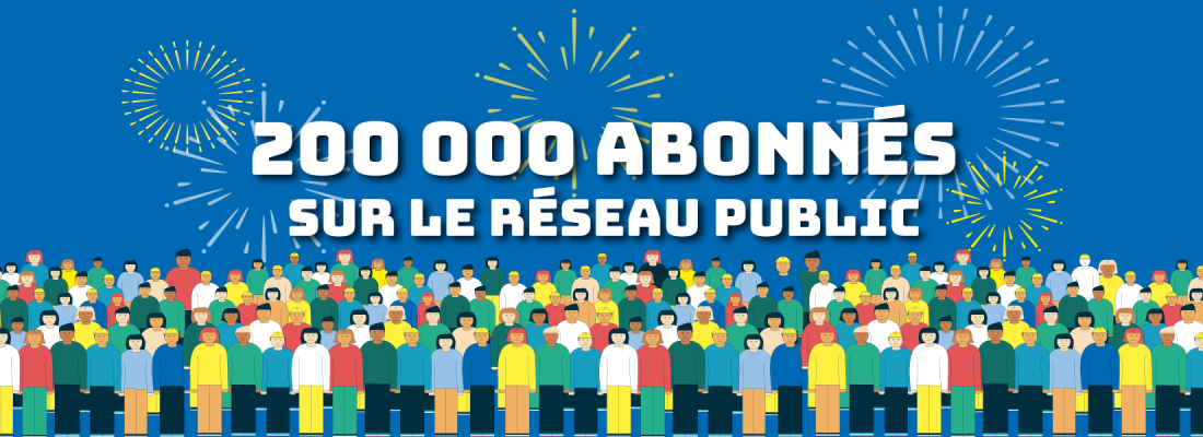 200 000 abonnés sur le réseau ADN bandeau page