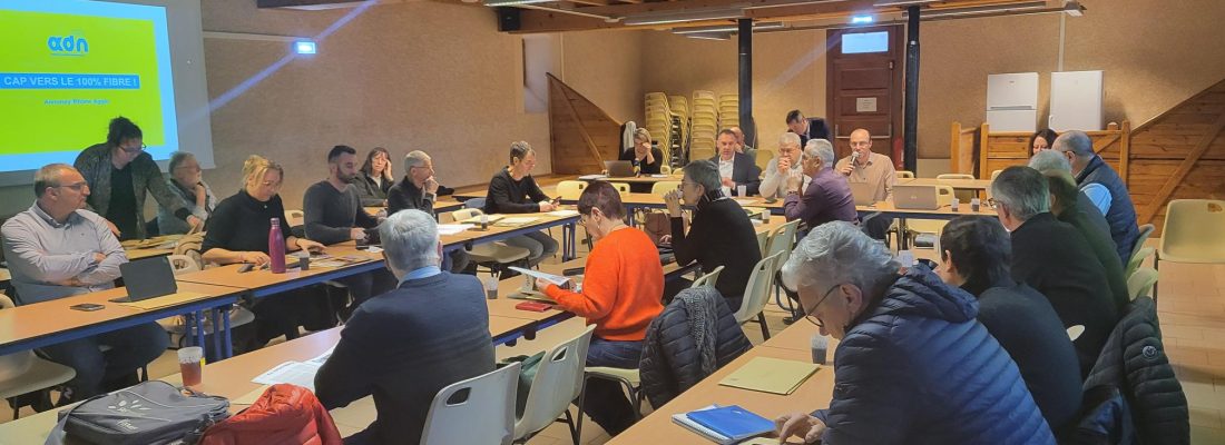 Bandeau rencontre avec les maires d'Annonay Rhône Agglo
