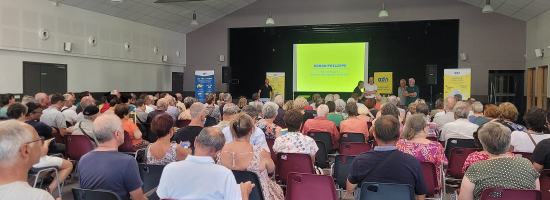 Bandeau retour réunion publique Peaugres